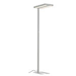 LED-STEHLEUCHTE 61/28/195 cm    - Klar/Chromfarben, KONVENTIONELL, Kunststoff/Metall (61/28/195cm) - Novel