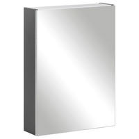 SPIEGELSCHRANK 50/70,7/15,85 cm  - Anthrazit, MODERN, Glas/Holzwerkstoff (50/70,7/15,85cm) - home24