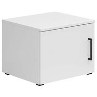 SZEKRÉNYRÁTÉT  - fekete/fehér, Modern, műanyag/faalapú anyag (45/35/40cm) - Carryhome