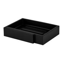 SEIFENSCHALE - Schwarz, Basics, Kunststoff (11,5/2,8/11,5cm) - Kleine Wolke