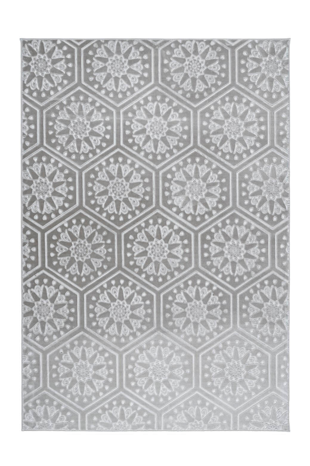 FLACHWEBETEPPICH 200/290 cm Monroe 225 Grau / Blau Blau, Grau  - Blau/Grau, KONVENTIONELL, Kunststoff/Textil (200/290cm)