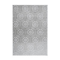 FLACHWEBETEPPICH 120/170 cm Monroe 225 Grau / Blau Blau, Grau  - Blau/Grau, KONVENTIONELL, Kunststoff/Textil (120/170cm)