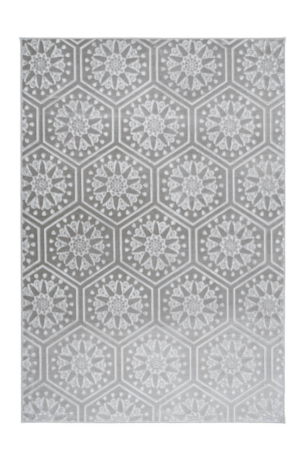 FLACHWEBETEPPICH 120/170 cm Monroe 225 Grau / Blau Blau, Grau  - Blau/Grau, KONVENTIONELL, Kunststoff/Textil (120/170cm)