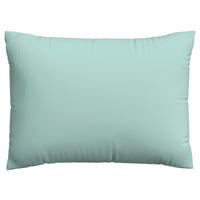 KOPFPOLSTERBEZUG WOVEN SATIN 60/80 cm  - Türkis, Basics, Textil (60/80cm) - Schlafgut