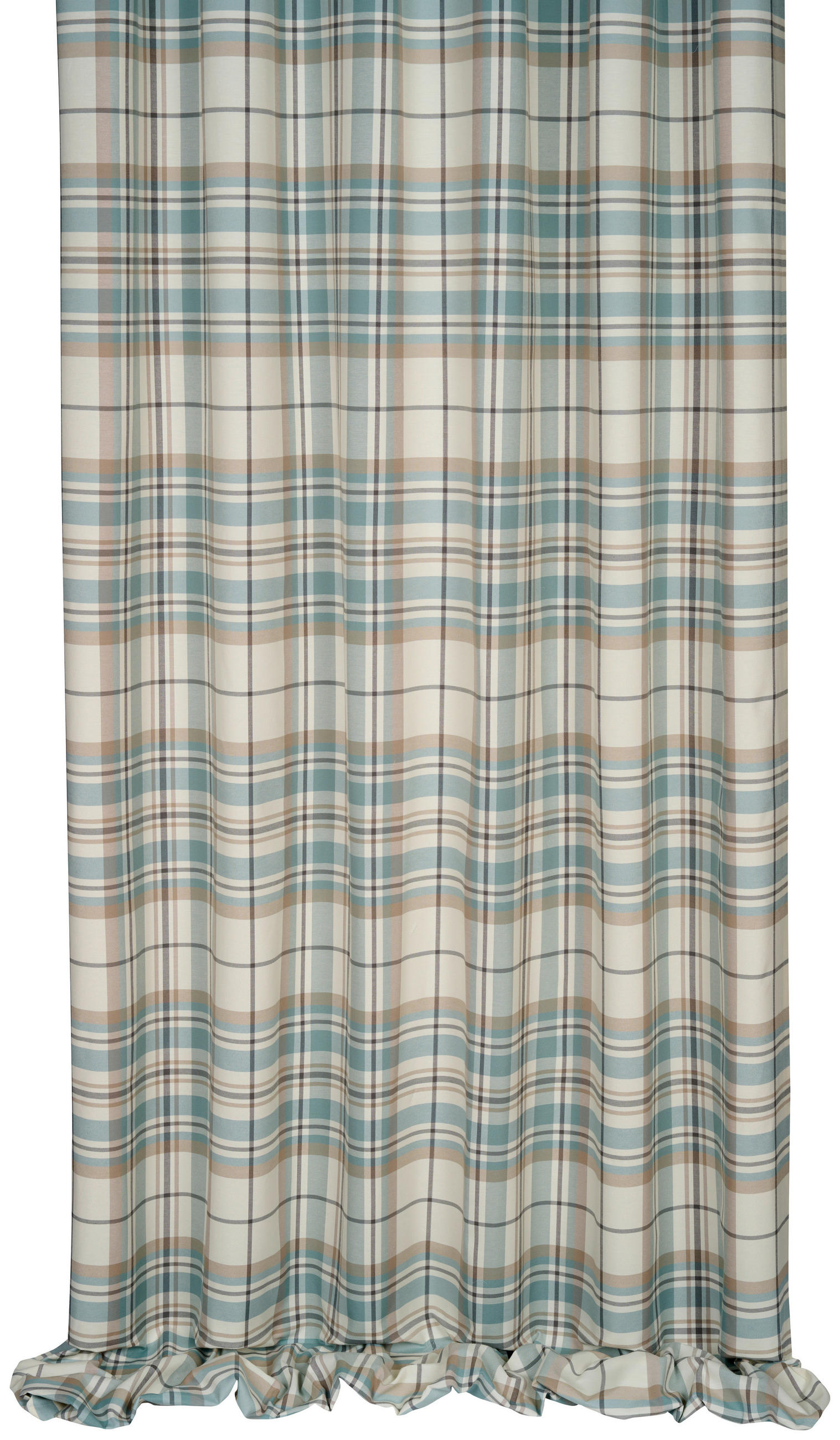 DEKOSTOFF per lfm blickdicht  - Türkis, KONVENTIONELL, Textil (180cm) - Esposa