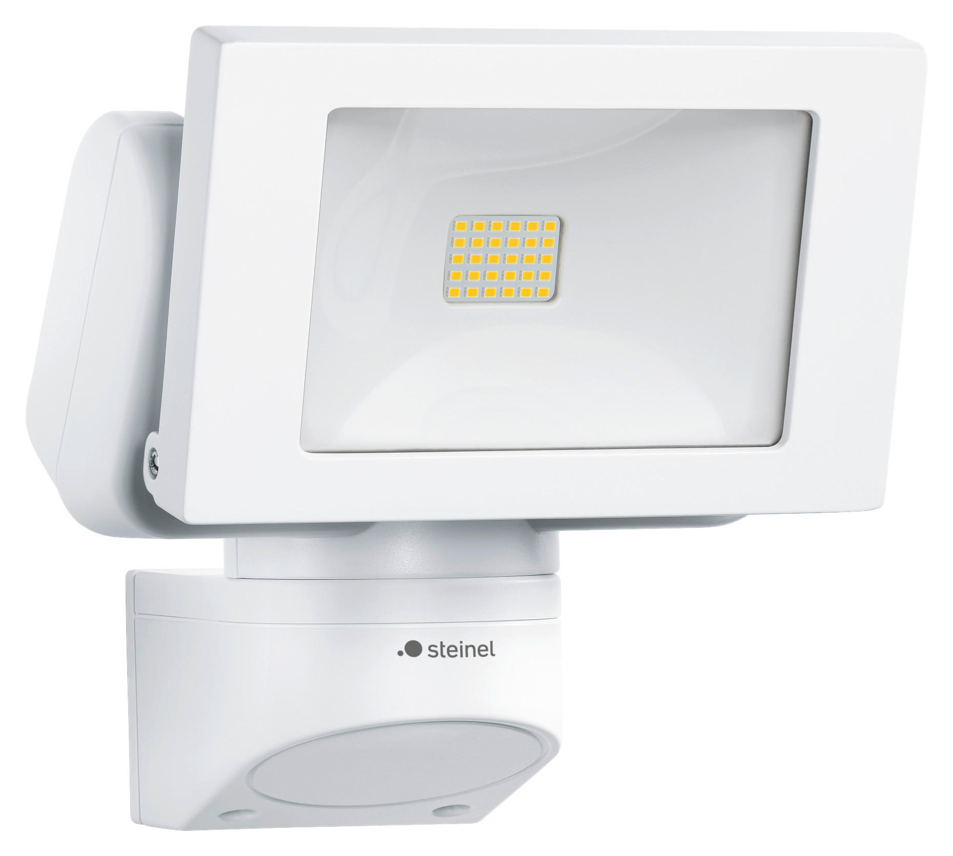 LED-AUßENLEUCHTE 16,7/15,7/17,8 cm   - Weiß, Design, Metall (16,7/15,7/17,8cm) - Steinel