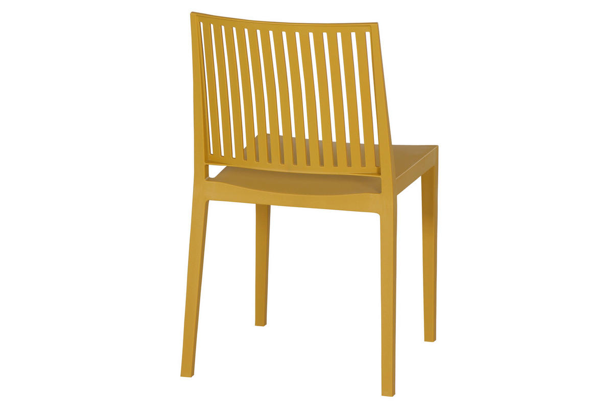 STAPELSTUHL Gelb  - Gelb, Basics, Kunststoff (57/80/56cm) - Siena Garden