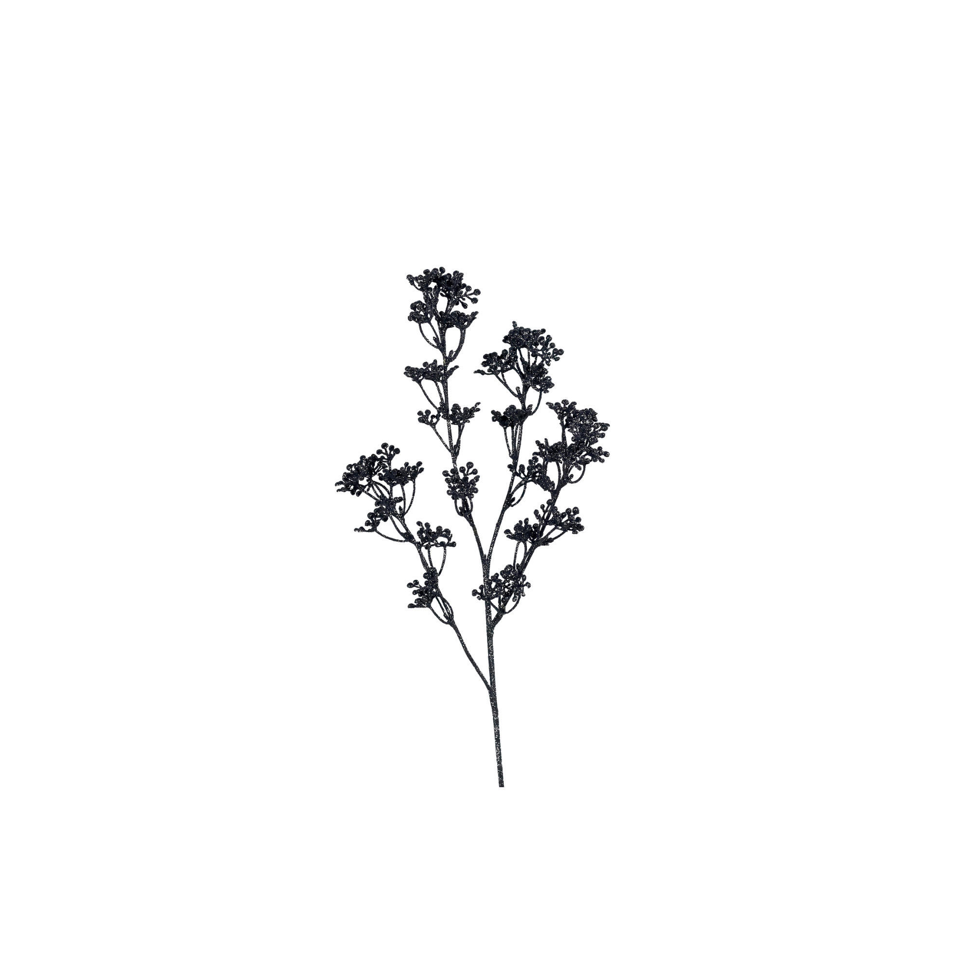 KUNSTBLUME - Schwarz, Basics, Kunststoff (68cm)