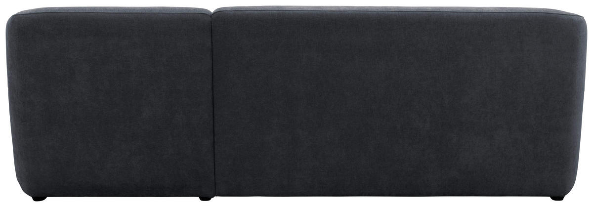 ECKSOFA 100 033 Grau Webstoff Rücken echt  - Taupe/Schwarz, MODERN, Kunststoff/Textil (230/148cm) - Livetastic