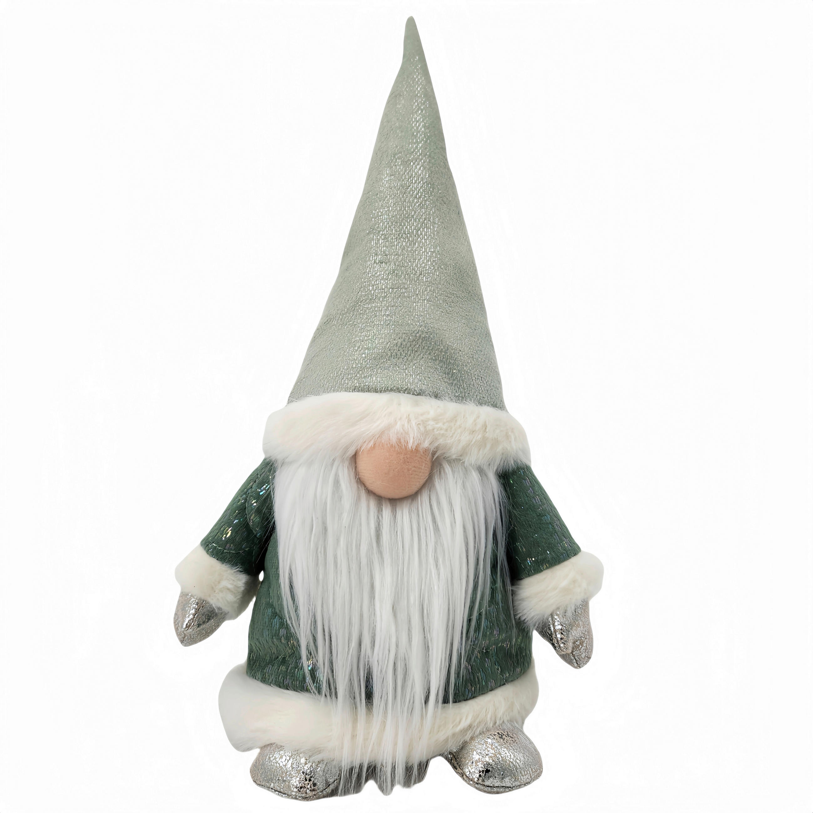 ŠKRIATOK - biela/zelená, Lifestyle, textil (17/35/13cm) - X-Mas