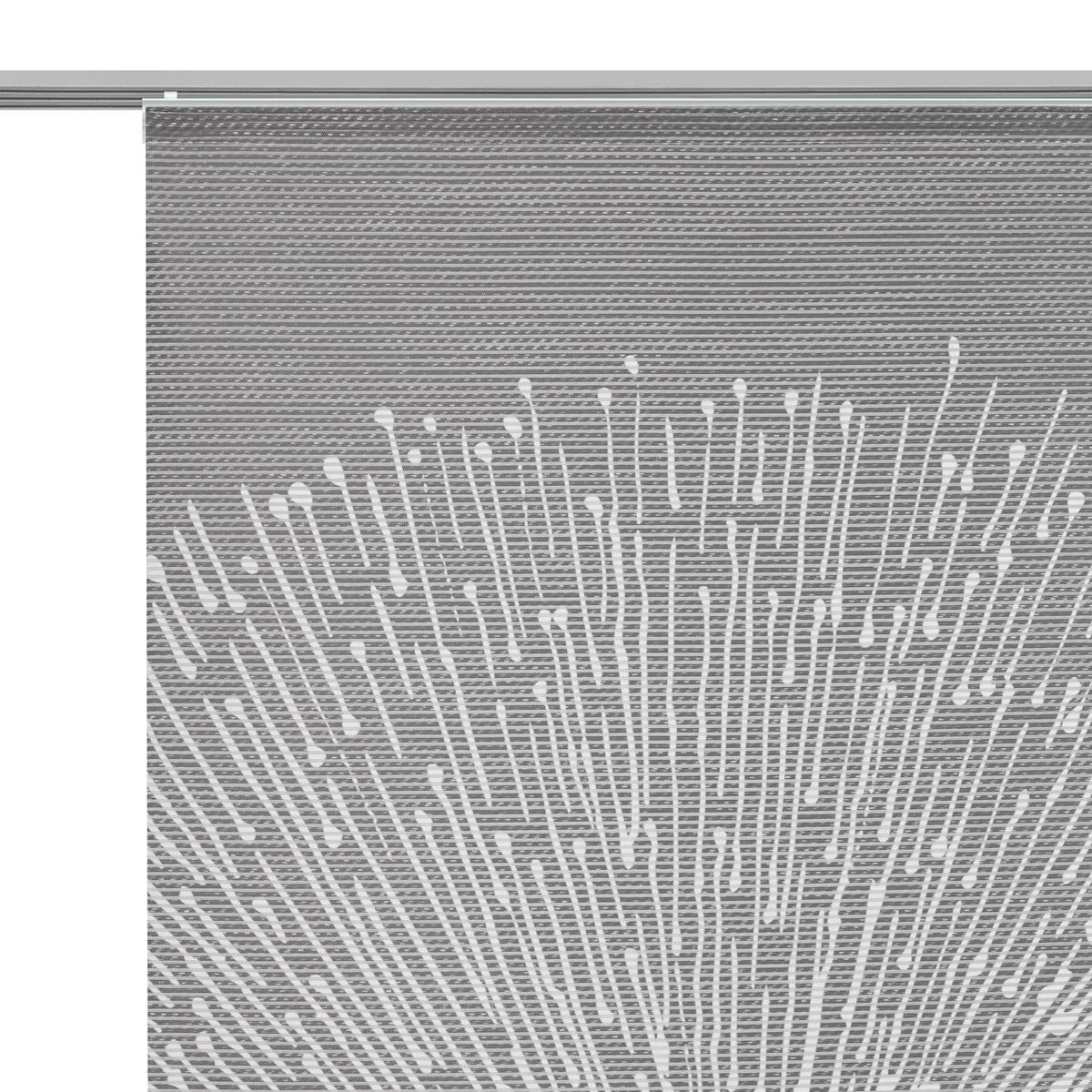FLÄCHENVORHANG in Grau transparent  - Grau, Design, Textil (60/245cm) - Novel