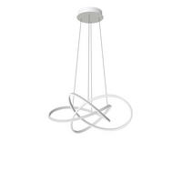 LED-HÄNGELEUCHTE 90/180 cm  - Weiß, Design, Kunststoff/Metall (90/180cm)