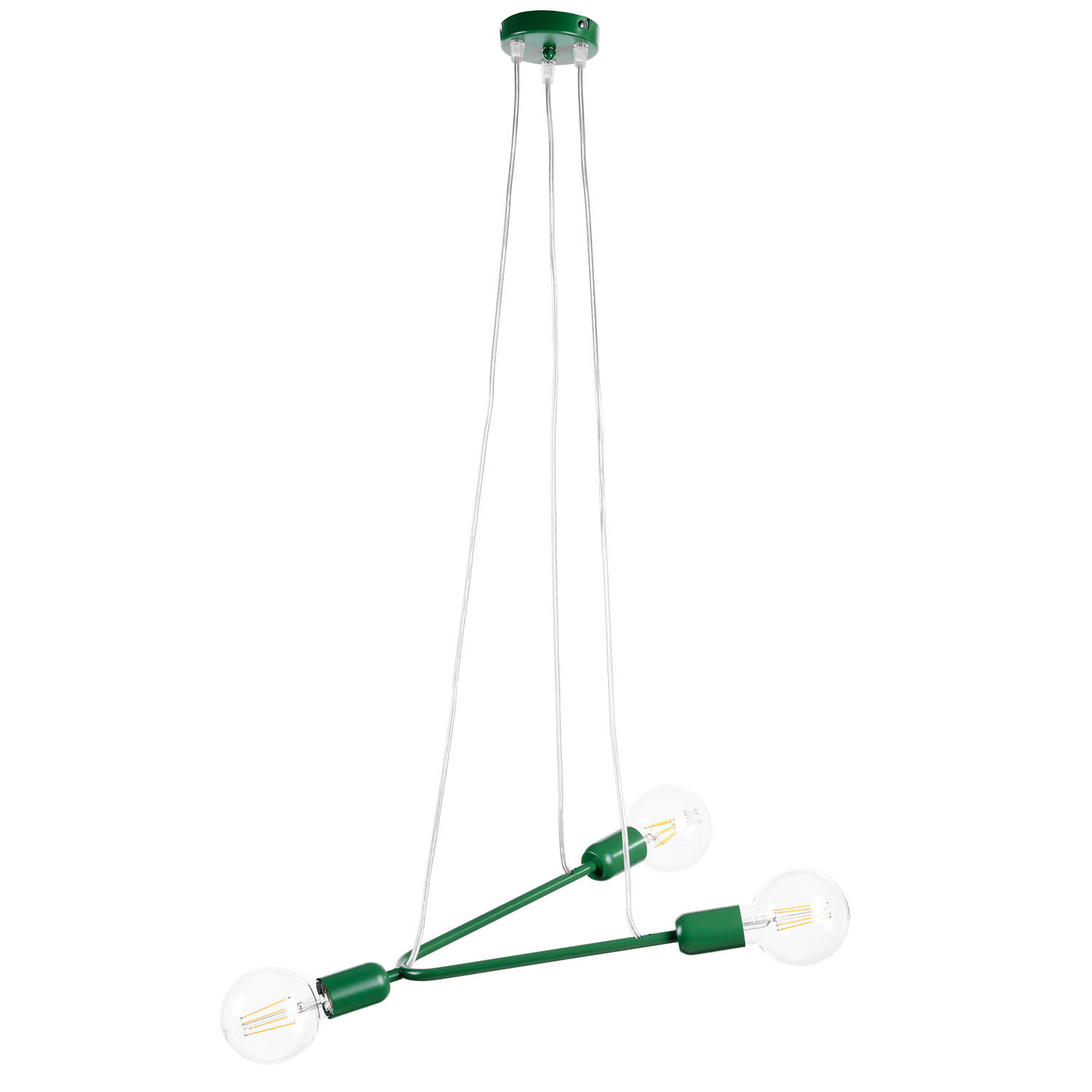 PENDELLEUCHTE 65/10/75 cm  - Grün, Design, Metall (65/10/75cm)