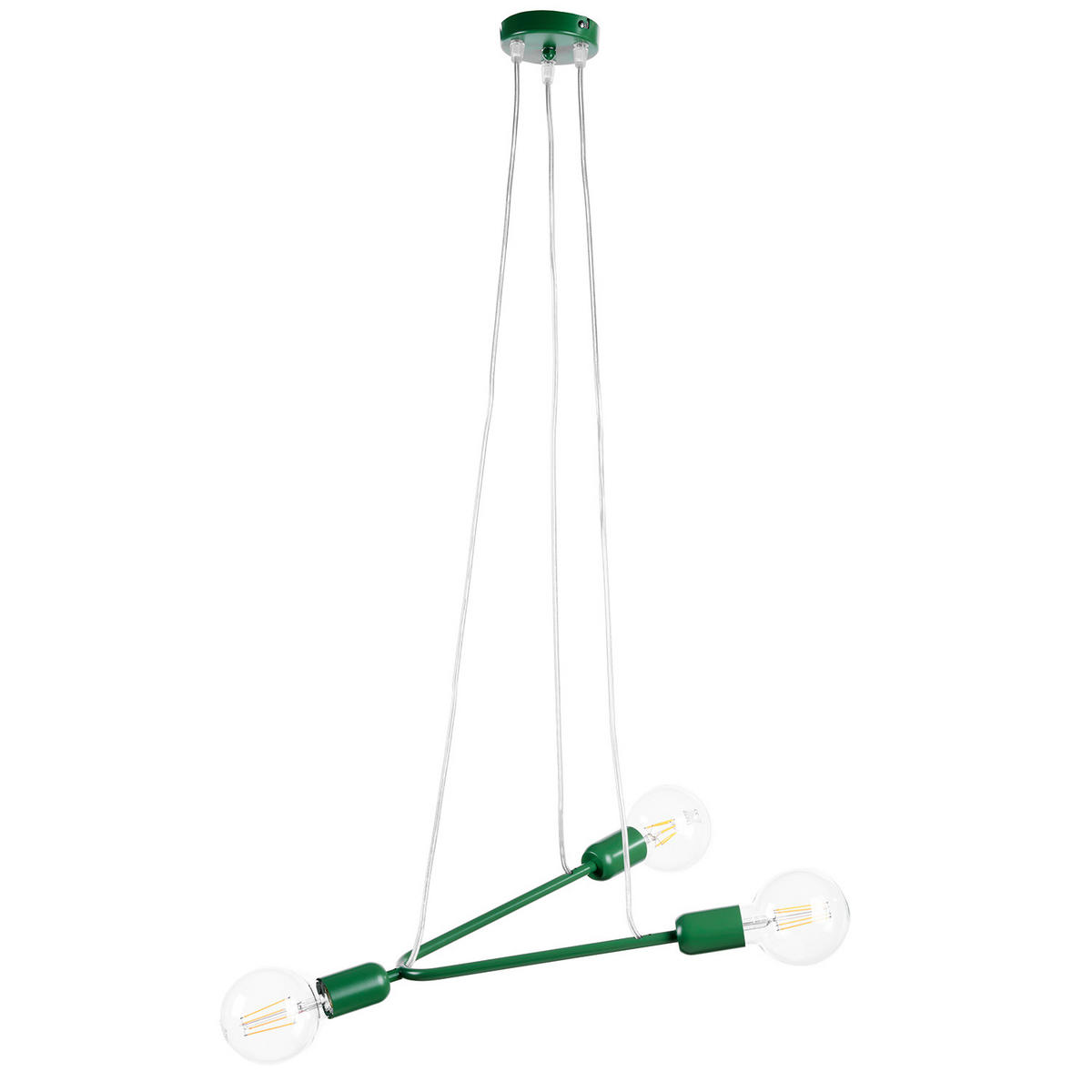 PENDELLEUCHTE 65/10/75 cm  - Grün, Design, Metall (65/10/75cm)