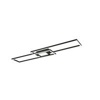 LED-DECKENLEUCHTE 38 W     - Schwarz, Basics, Metall (110/7/21cm) - Trio Leuchten