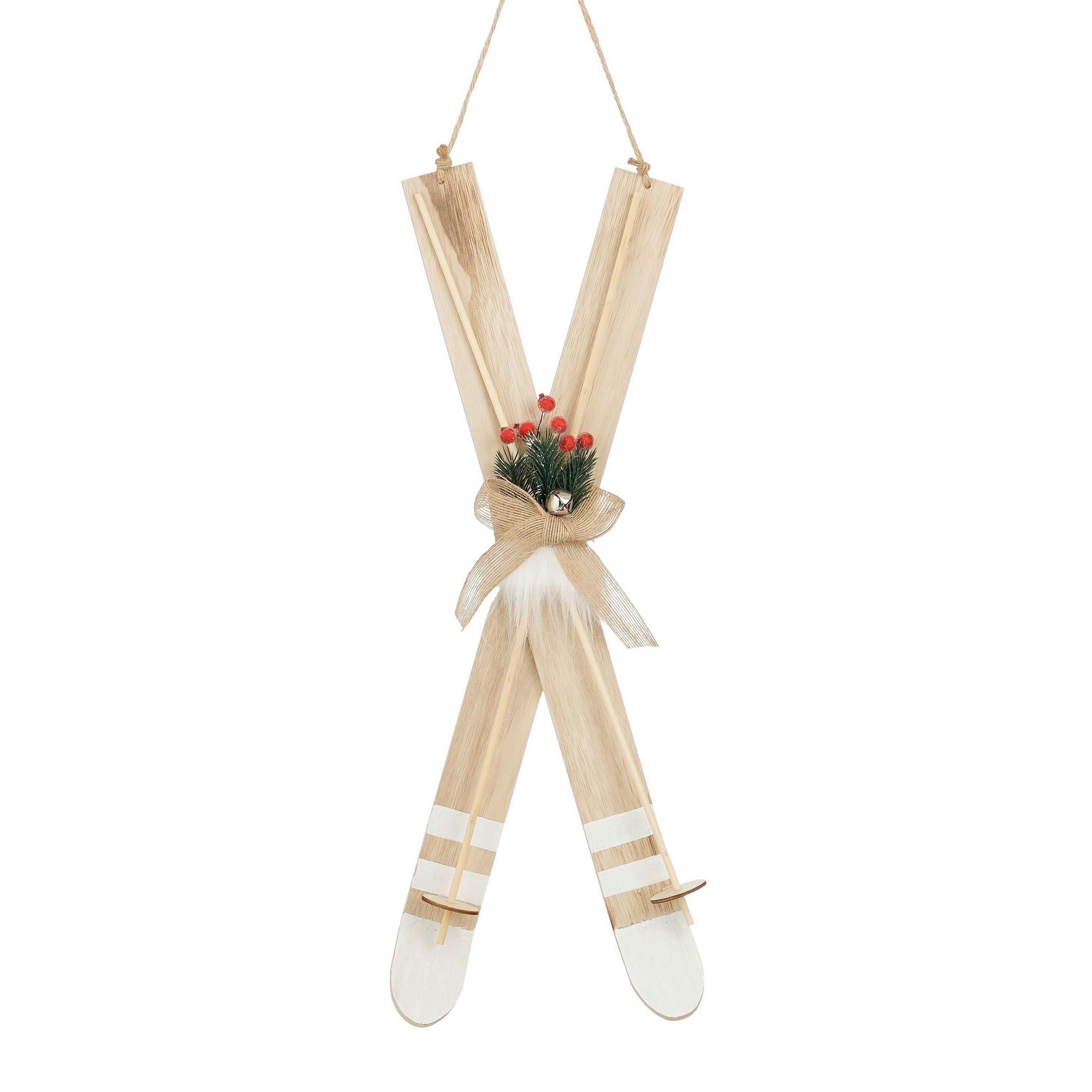 BOŽIČNA FIGURICA - bela, Basics, umetna masa (59.5/17.5/4.5cm)