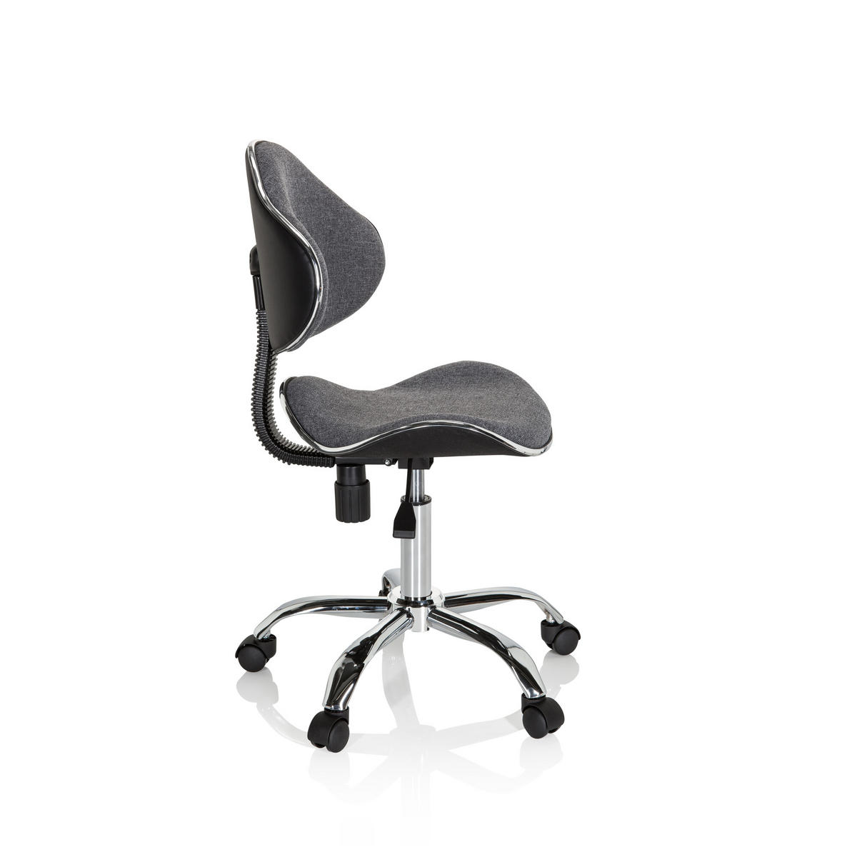 JUGENDDREHSTUHL Grau  - Grau, Basics, Kunststoff (47/87-98/49cm)