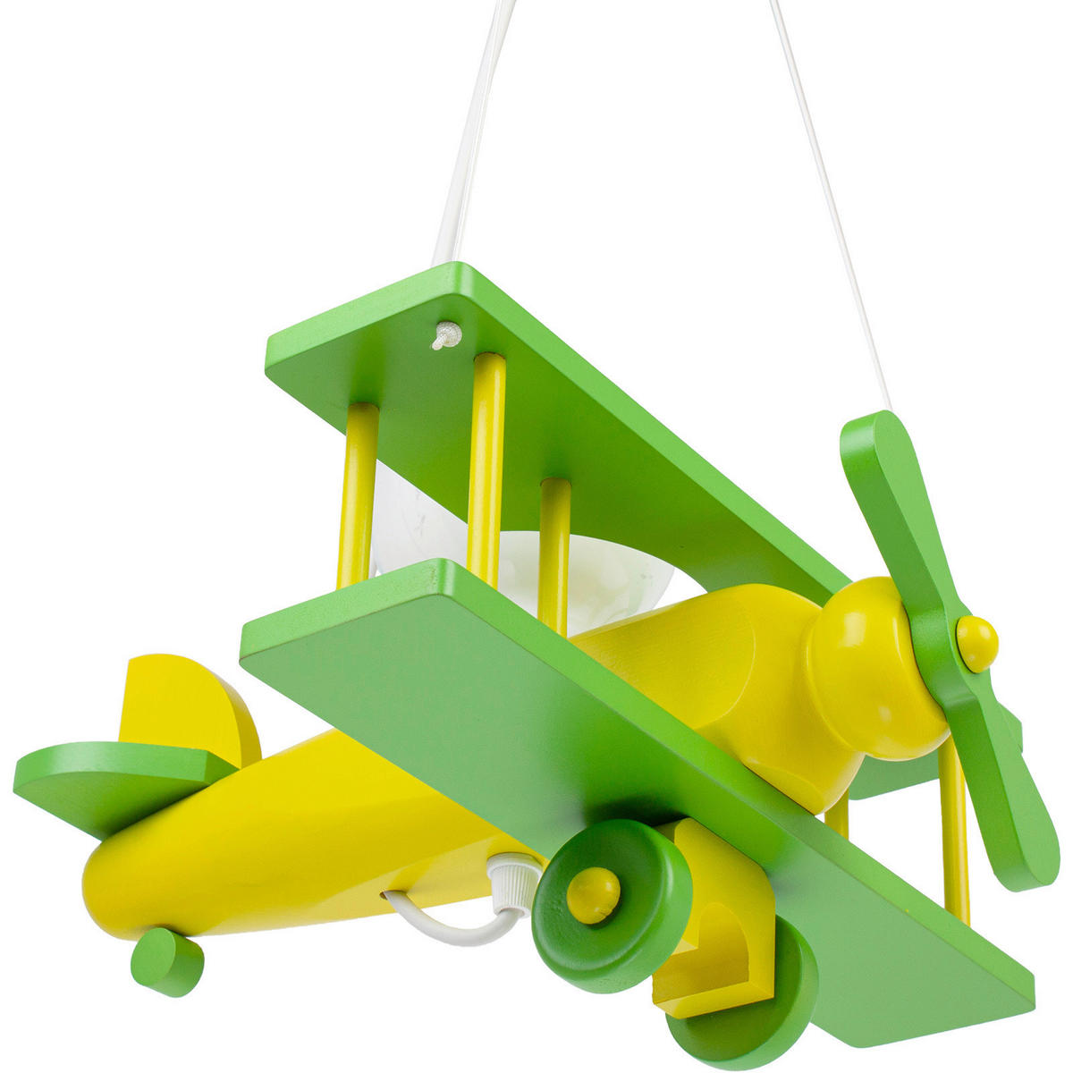 KINDERHÄNGELEUCHTE  29/31/75 cm    - Grün, KONVENTIONELL, Holz (29/31/75cm)