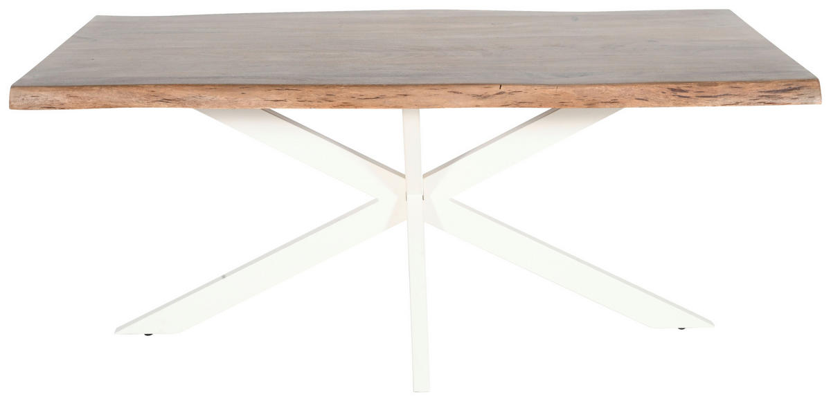 TISCHGESTELL Creme  - Creme, Design, Metall (160/70/72cm) - Landscape