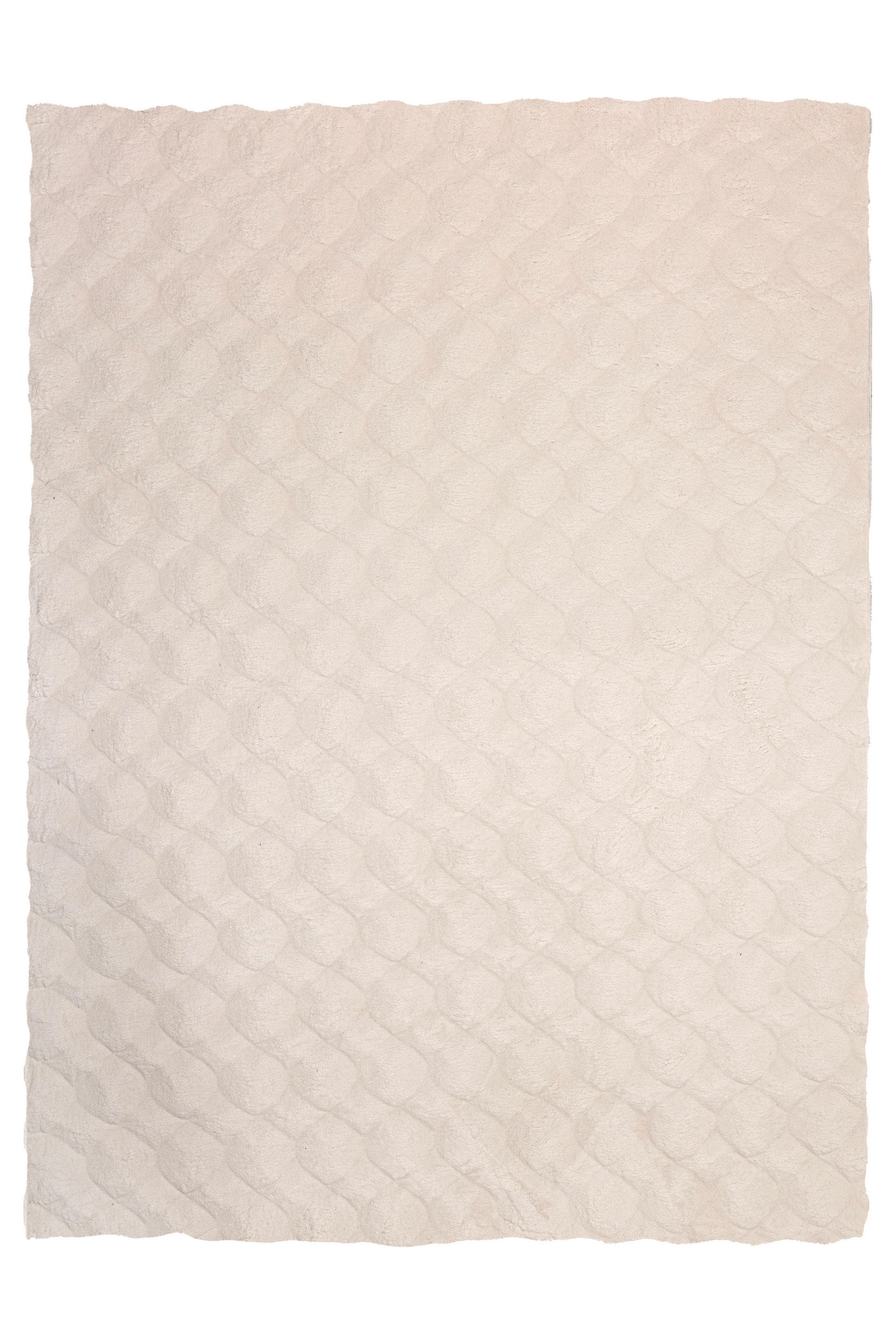 COVOR CU FIR LUNG  Meghan Lalee  - crem, Basics, plastic/textil (80/150cm) - Obsession
