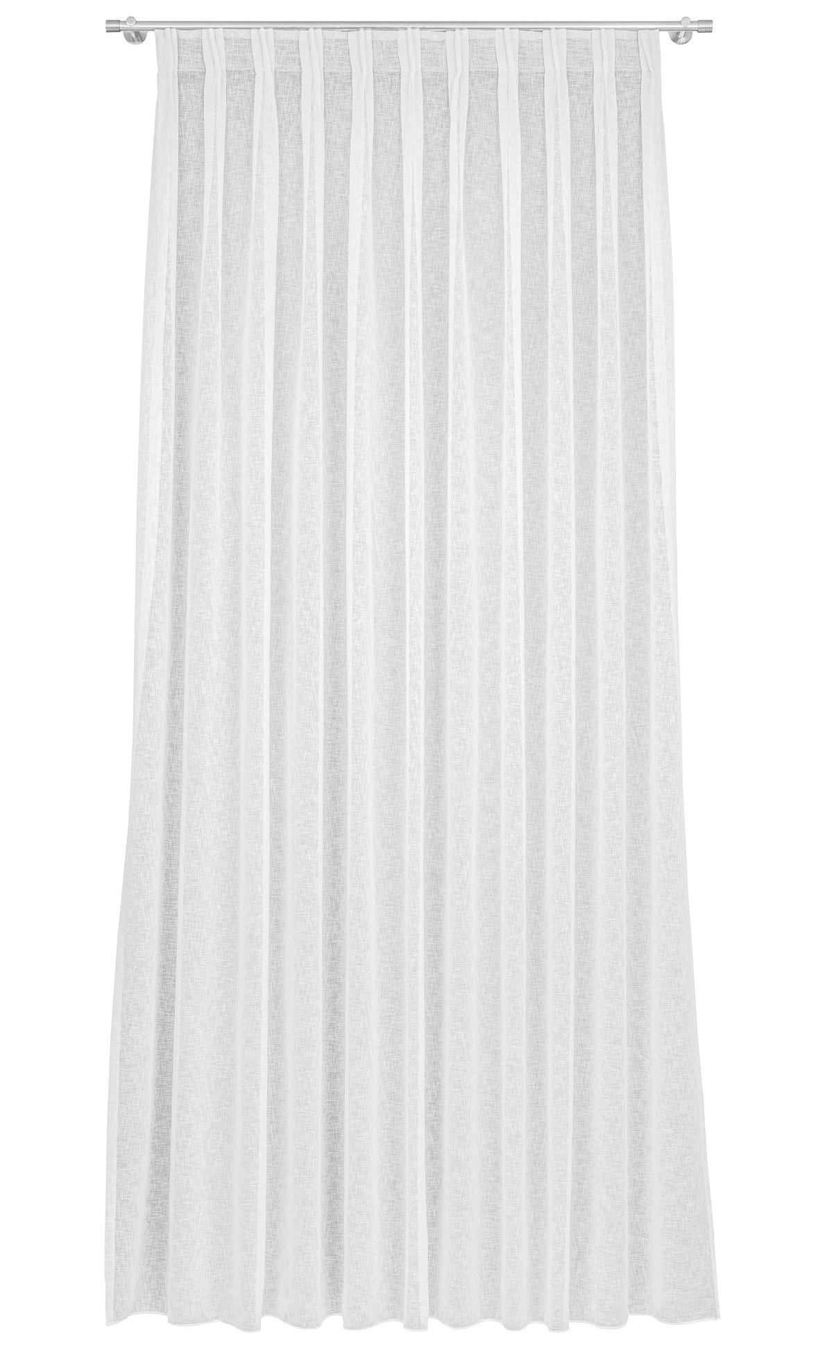 PROSOJNO BLAGO ZA ZAVESE           300 cm   bela  - bela, Basics, tekstil (300cm)