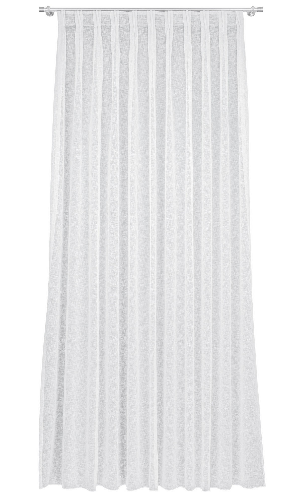 HÁLÓS FÜGGÖNY fm - fehér, Basics, textil (300cm)