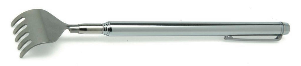 MASÁŽNA POMÔCKA - strieborná, Konventionell, kov (18/3/1,3cm) - Kikkerland