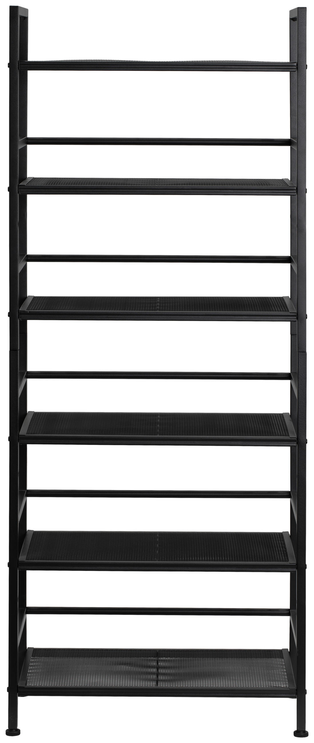 SCHUHREGAL Schwarz  - Schwarz, MODERN, Metall (59/144/30cm) - PBJ