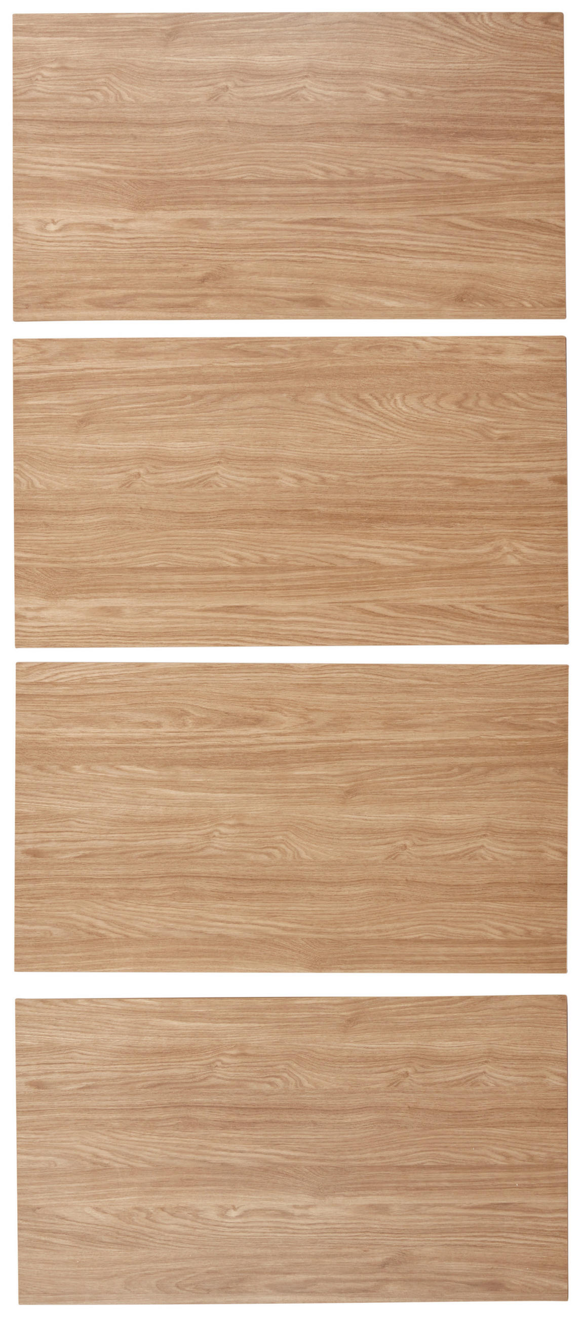 FRONTPANEELSET   - Eichefarben, Konventionell, Holzwerkstoff (92/202cm) - Hom`in