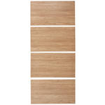 FRONTPANEELSET   - Eichefarben, KONVENTIONELL, Holzwerkstoff (92/202cm) - Hom`in