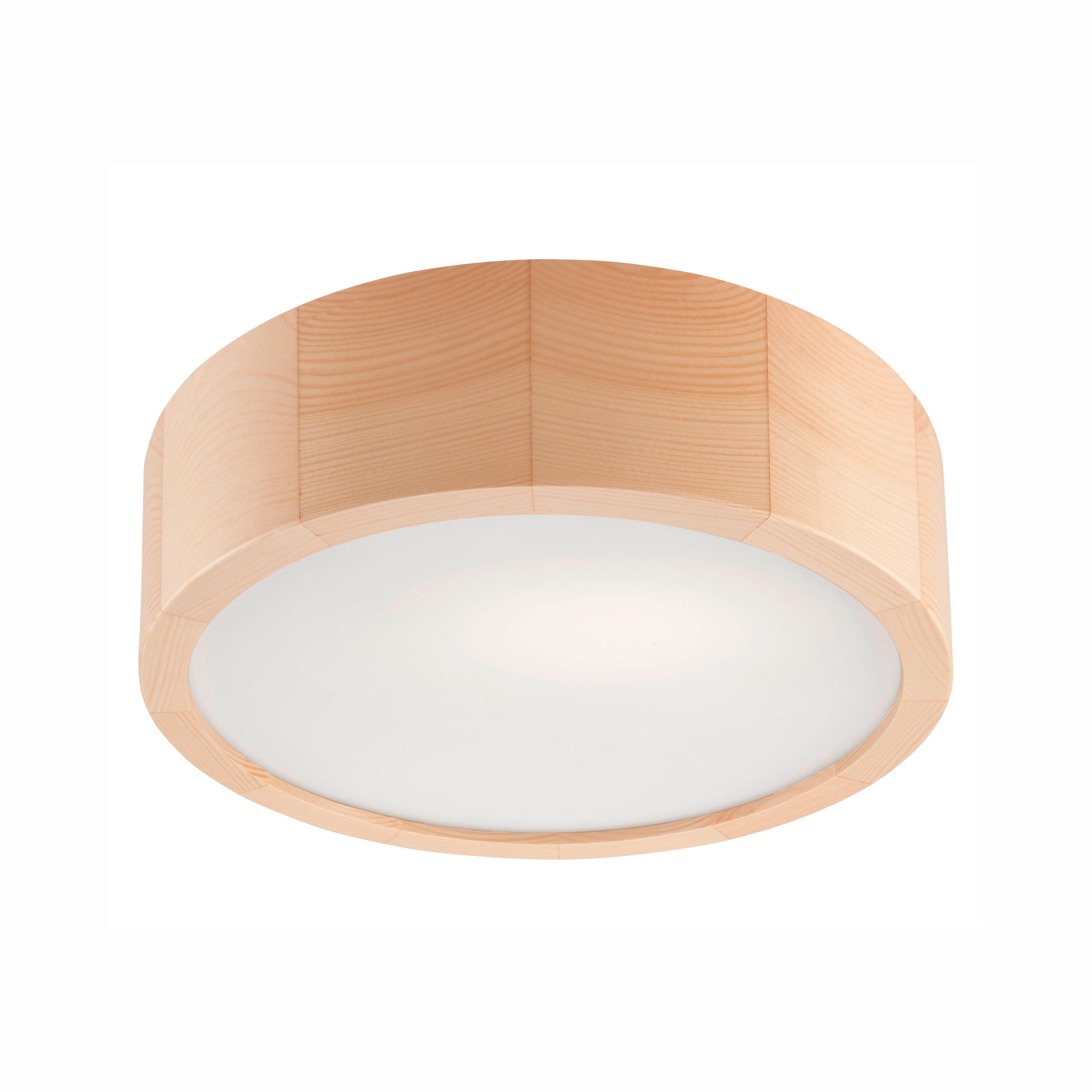 DECKENLEUCHTE Eveline 27/8 cm   - Kieferfarben, Natur, Holz (27/8cm)