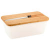 BROTBOX  - Hellbraun/Transparent, Basics, Holz/Kunststoff (34,8/20/15,5cm) - Kesper