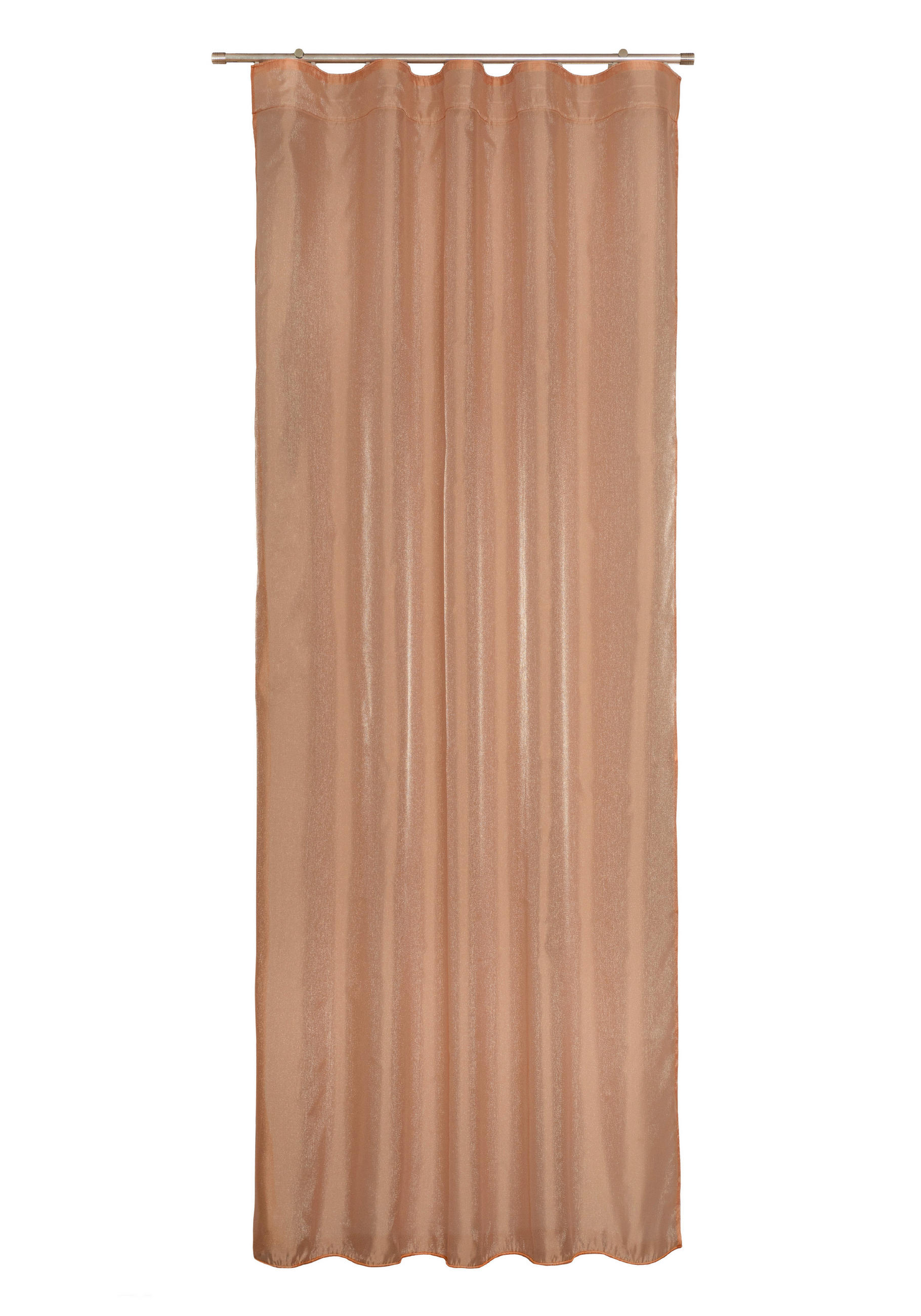 KÉSZFÜGGÖNY áttetsző  - narancs, Basics, textil (140/245cm)