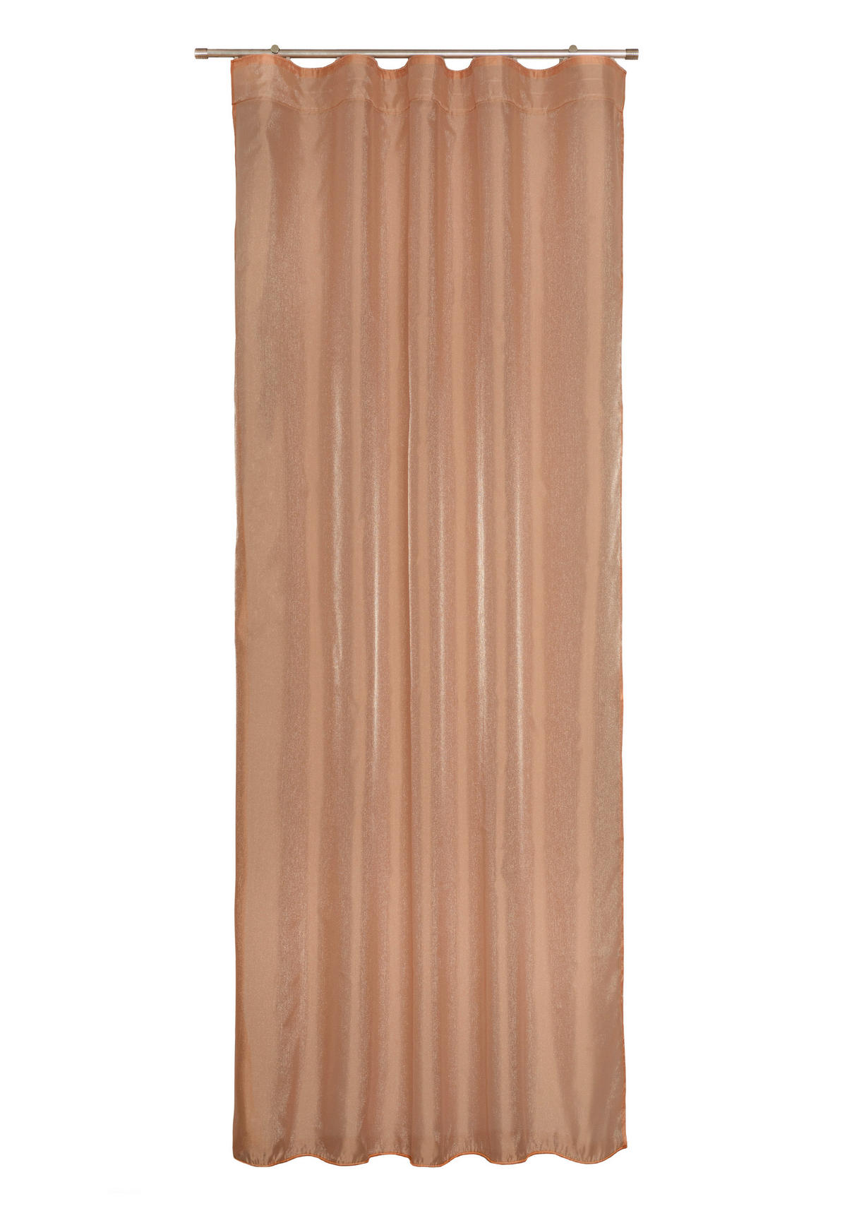 KÉSZFÜGGÖNY áttetsző  - narancs, Basics, textil (140/245cm)