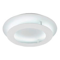 LED-DECKENLEUCHTE Merle 40/40/8 cm   - Weiß, Design, Metall (40/40/8cm)