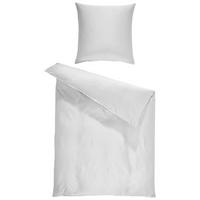 BETTWÄSCHE Giacomo Makosatin 135/200 cm  - Platinfarben, Basics, Textil (135/200cm) - Janine