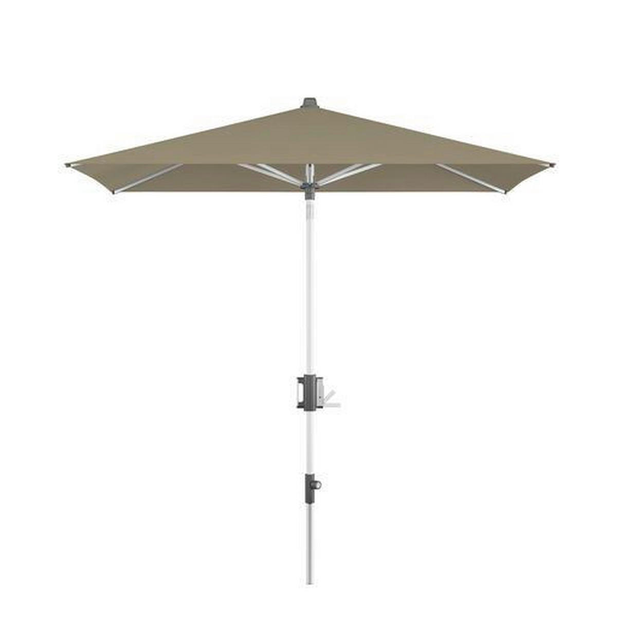 SONNENSCHIRM 230x150 cm Sandfarben  - Sandfarben/Alufarben, Basics, Textil/Metall (230/150cm) - KNIRPS