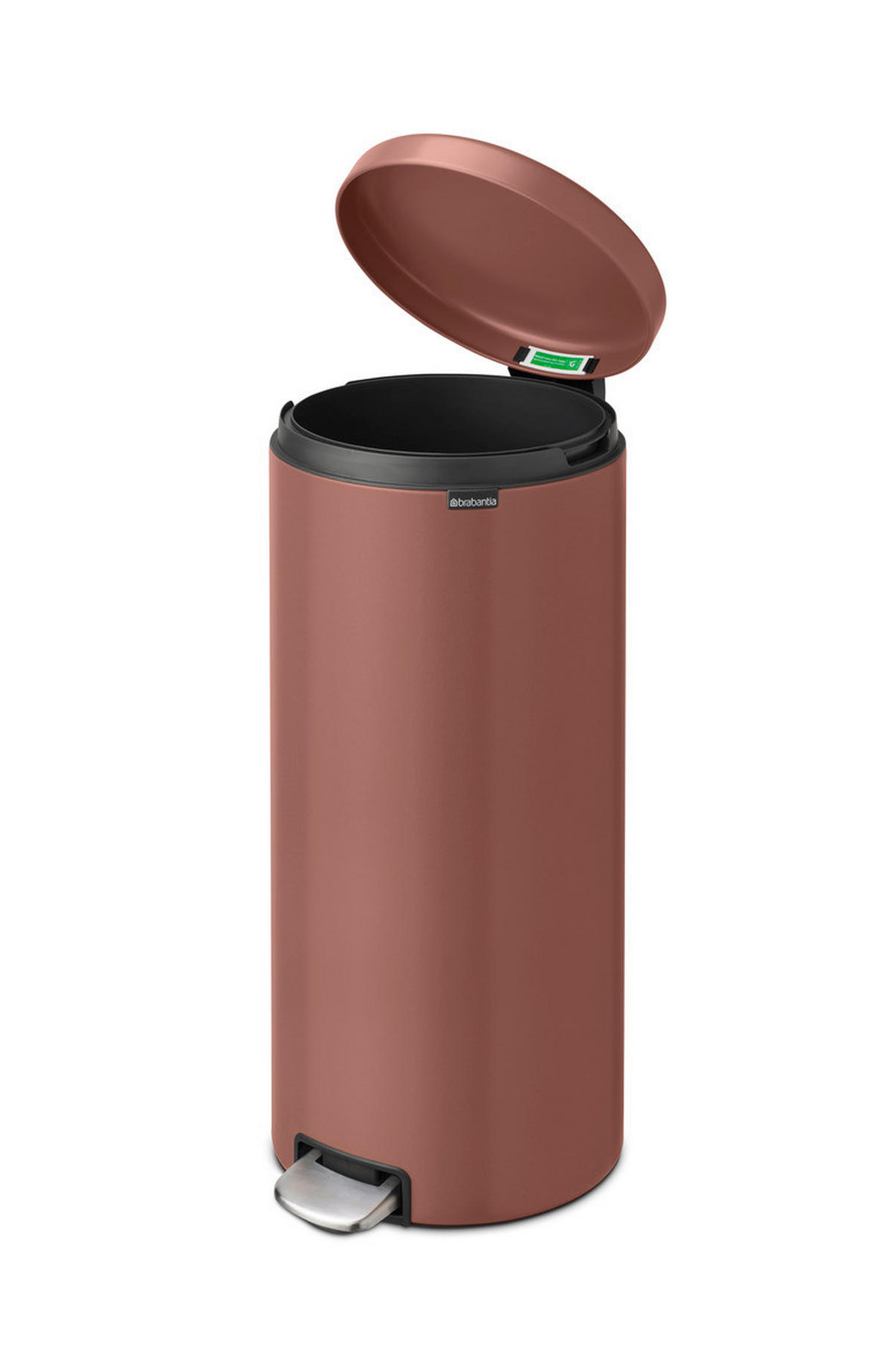 TRETEIMER 30 l  Metall  - Taupe/Anthrazit, Basics, Kunststoff/Metall (29,3/67,9/38cm) - Brabantia