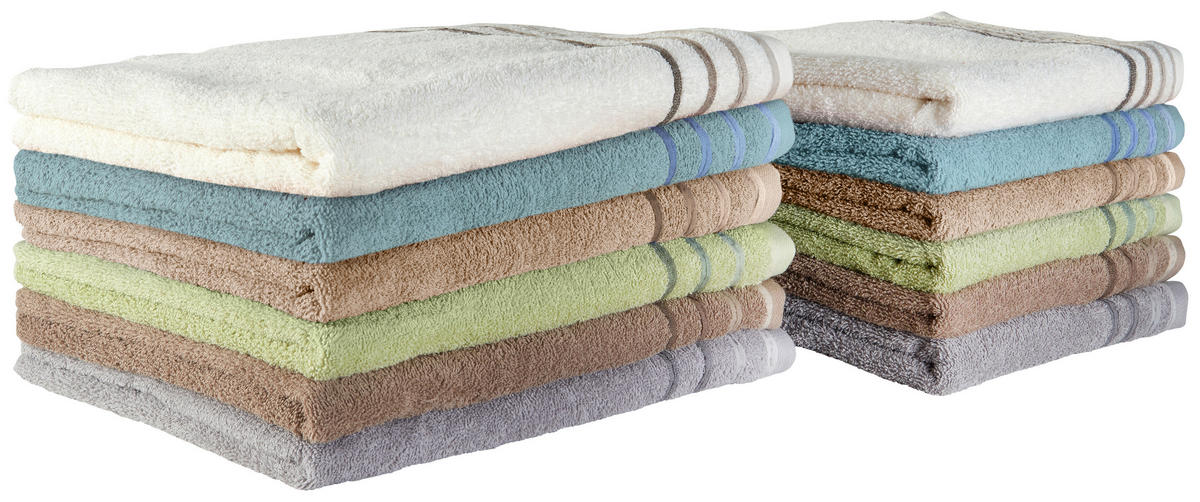 HANDDUK ELLA grå  - grå, Klassisk, textil (50/100cm) - Esposa
