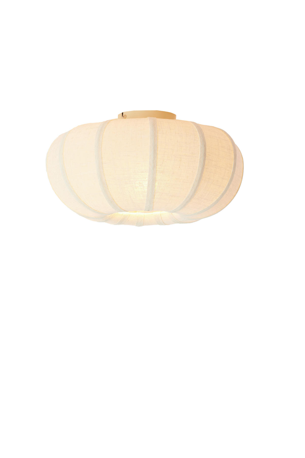 DECKENLEUCHTE ZODIA   - Creme, Design, Kunststoff/Textil (40/21.5/40cm) - Light & Living