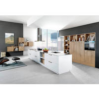 EINBAUKÜCHE  - Weiß, Basics, Holzwerkstoff - Moderano
