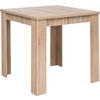JEDÁLENSKÝ STÔL, dub sonoma, 80/75/80 cm - dub sonoma, Basics, kompozitné drevo (80/75/80cm) - Carryhome