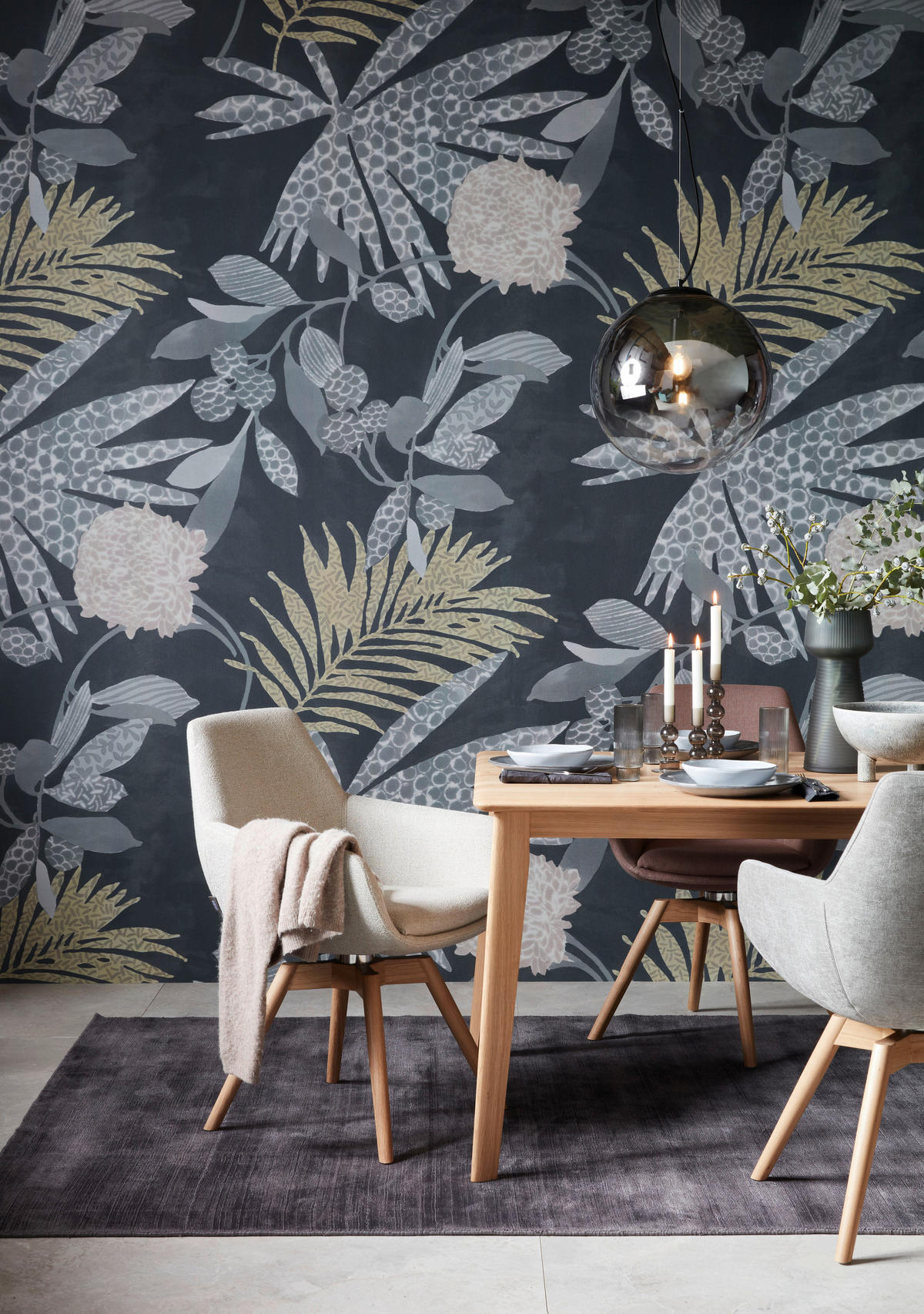 WEBTEPPICH 140/200 cm Alessa Anthrazit rechteckig  - Anthrazit, Basics, Textil (140/200cm) - Schöner Wohnen