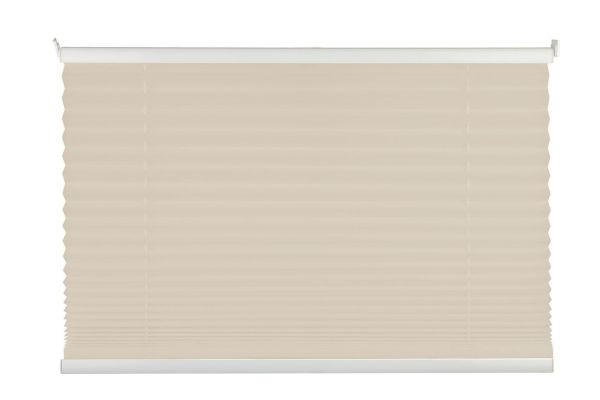 PLISSEE  halbtransparent  80/130 cm    - Sandfarben, Basics, Textil (80/130cm)