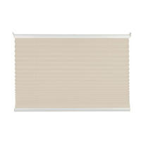 PLISSEE  halbtransparent  80/130 cm    - Sandfarben, Basics, Textil (80/130cm)