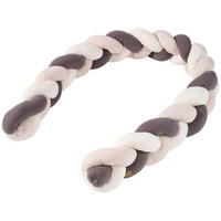 NESTCHENSCHLANGE 15/200 cm  - Dunkelgrau/Creme, Natur, Textil (15/200cm) - Avelia