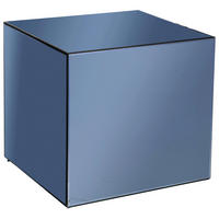 COUCHTISCH Spiegelglas 40/40/40 cm quadratisch Schwarz  - Schwarz, Design, Glas/Holzwerkstoff (40/40/40cm) - MID.YOU