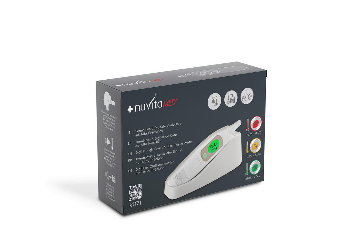 OHRTHERMOMETER Nuvita  - Basics (6/8/18cm)