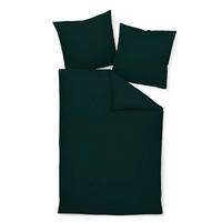 BETTWÄSCHE Giacomo Makosatin 135/200 cm  - Schwarz, Basics, Textil (135/200cm) - Janine