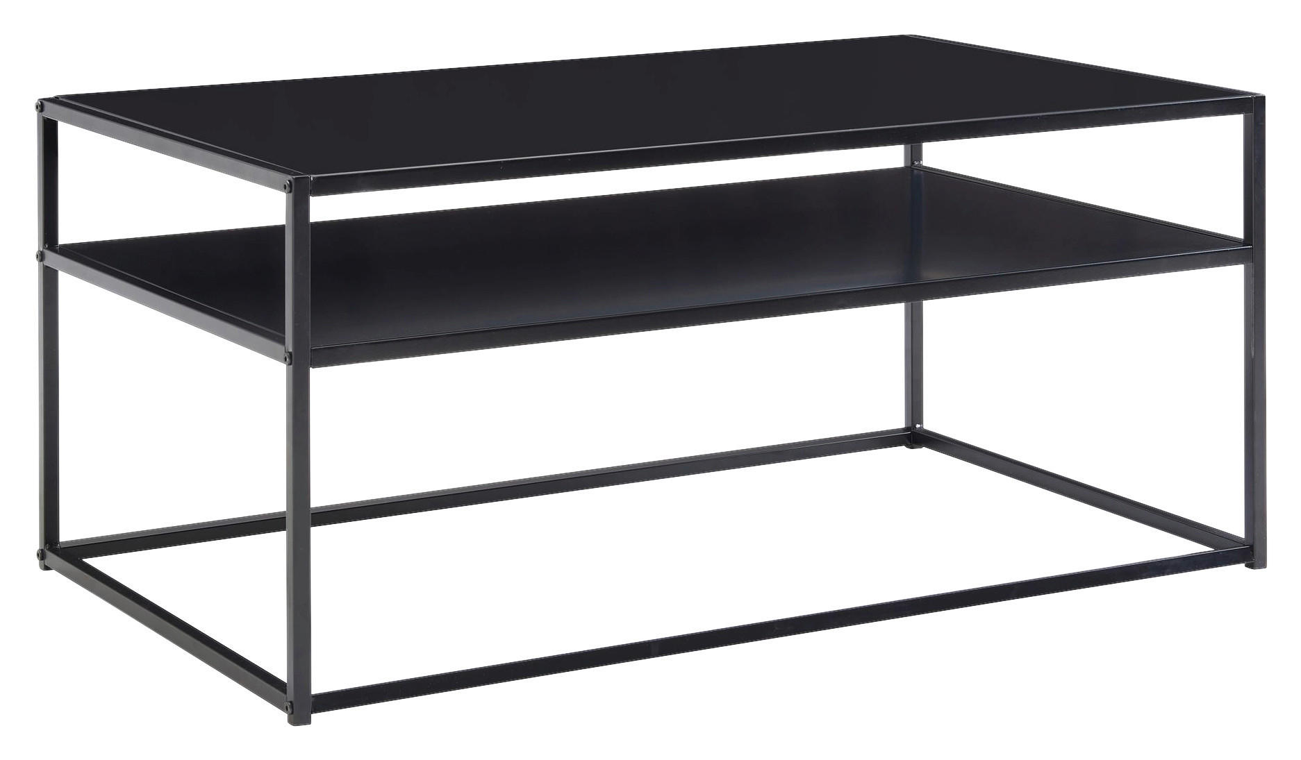 KLUB STOLIĆ crna  metal  - crna, Moderno, metal (100/60/45cm) - MID.YOU